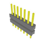 Samtec-ZW-07-15-S-S-240-138 Connector Headers and PCB Receptacles Conn Board Stacker HDR 7 POS 2.54mm Solder ST Top Entry Thru-Hole Bulk Samtec-ZW-07-15-S-S-240-138 Connector Headers and PCB Receptacles Conn Board Stacker HDR 7 POS 2.54mm Solder ST Top Entry Thru-Hole Bulk
