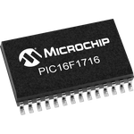 Microchip Technology-PIC16LF1716-I/SO Microcontrollers - MCUs MCU 8-bit PIC RISC 14KB Flash 2.5V/3.3V 28-Pin SOIC W Tube
