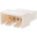 Molex-0029110063 Connector Discrete Wire Housing Conn Housing M 6 POS 2.5mm Crimp ST Cable Mount Off-White SPOX™ Bag