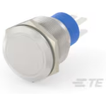 TE Connectivity-2213771-7 Switch Push Button Switch Push Button OFF ON DPDT Flush Round Button 3A 250VAC 36VDC Lock Panel Mount Solder Lug