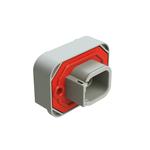 Amphenol-ATM15-6P-BM04 Connector Headers and PCB Receptacles Conn Wire to Board HDR 6 POS 4.2mm Solder ST Top Entry Thru-Hole Tray