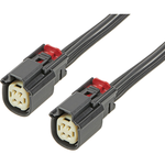 Molex-2162851041 Cable Assembly DC Power Cable Assembly 0.15m Wire to Board to Wire to Board 4 to 4POS F-F Crimp-Crimp 14AWG