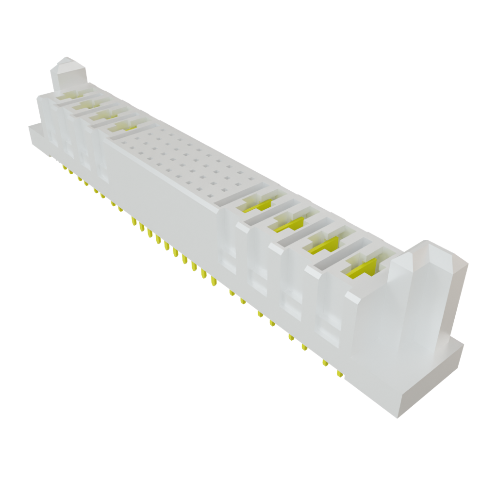 Samtec-PESC-04-40-04-01-S-VT-LC Connector Headers and PCB Receptacles Conn Socket Strip SKT 8Power/40Signal POS 6.35mm/2.54mm Solder ST Top Entry Thru-Hole PowerStrip™ Tray