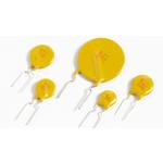 Littelfuse-60R010XU PTC Resettable Fuses PTC Resettable Fuse 0.1A(hold) 0.2A(trip) 60VDC 40A 0.38W 4s 2.5Ohm Radial 7.4 X 3.1mm Bulk