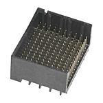 Molex-0760551117 Connector Backplane Conn Hard Metric HDR 150 POS 1.9mm Press Fit ST Thru-Hole Impact™ Tray