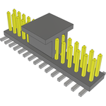 Samtec-FTS-115-04-SM-DV-P-TR Connector Headers and PCB Receptacles Conn Unshrouded Header HDR 30 POS 1.27mm Solder ST Top Entry SMD T/R