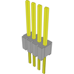 Samtec-MTMS-104-53-L-S-239 Connector Headers and PCB Receptacles .050 Inch x .100 Inch Variable Post Height Micro Terminal Strip