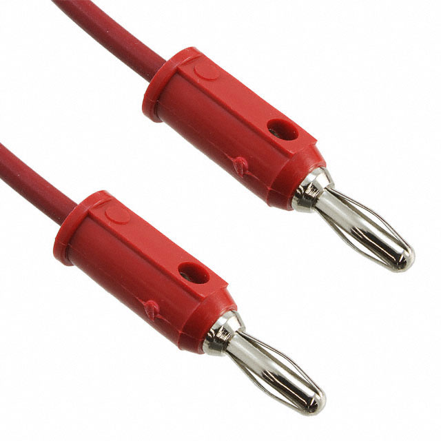 1440 Series Banana Plug, Vertical, Red