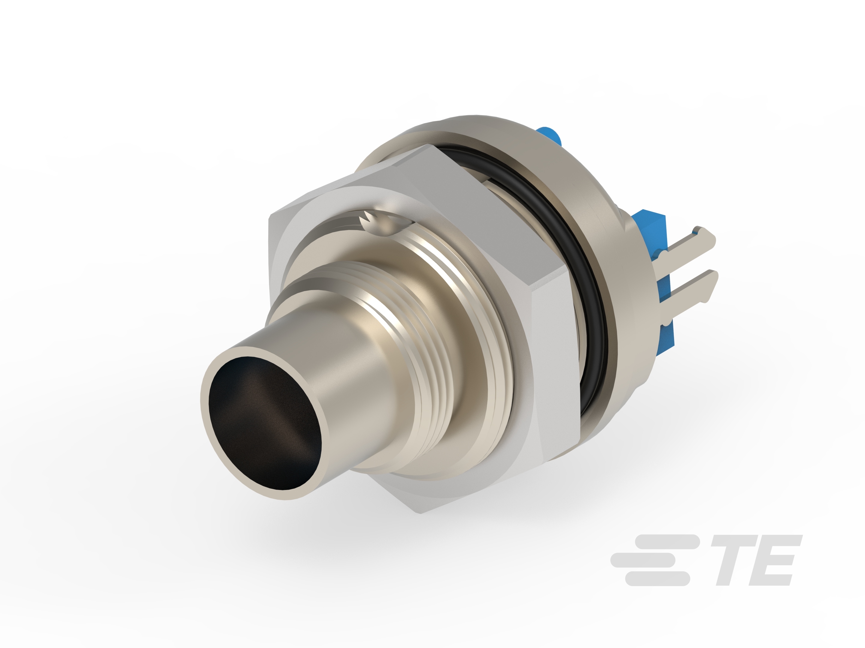 T01-0570-P04-MALE REC PANEL-PCB STRAIGHT-6-1437719-4