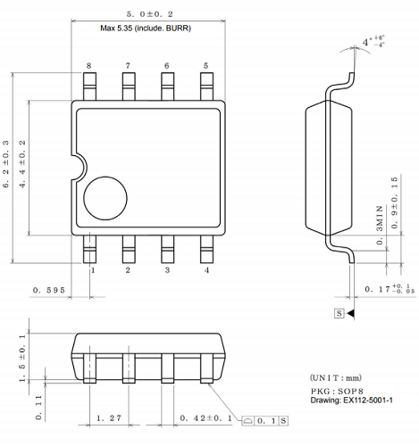 Product dimension image