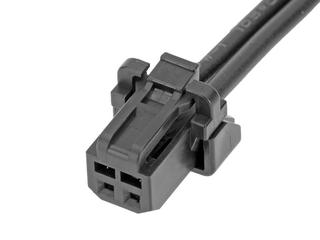 2196521023 - Micro-One Female-to-Micro-One Female Off-the-Shelf (OTS) Cable Assembly,  Single Row, 300.00mm Length, Tin (Sn) Plating, 2 Circuits, Black