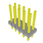 Samtec-MTLW-105-24-G-D-310 Connector Headers and PCB Receptacles Conn Unshrouded Header HDR 10 POS 2.54mm Solder ST Top Entry Thru-Hole Bulk Samtec-MTLW-105-24-G-D-310 Connector Headers and PCB Receptacles Conn Unshrouded Header HDR 10 POS 2.54mm Solder ST Top Entry Thru-Hole Bulk
