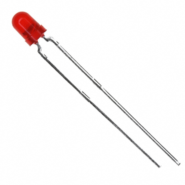 T-1 Diffused Red Round Domed-Top LED Radial