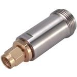 HUBER+SUHNER-33_SMA-N-50-51/1--_NE Connector RF Conn SMA-Type N Adapter 0Hz to 18GHz 50Ohm ST PL/F Gold Over Nickel Individual