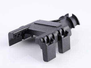 2018440040 - MultiCat High-Power Hermaphroditic Backshell, 4 Circuits, 10-8 AWG, Black