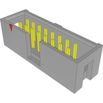 Samtec-TST-108-04-L-D-RA Connector Headers and PCB Receptacles Conn Shrouded Header (4 Sides) HDR 16 POS 2.54mm Solder RA Side Entry Thru-Hole Tube