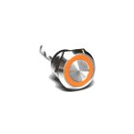 Bulgin Limited-MC25LOSAM Switch Push Button Switch Push Button OFF ON DPDT Flush Round Button 0.5A 24VDC Latching Panel Mount Wire Lead Bulk