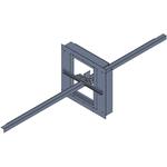 Hammond Manufacturing-C2F197823BK1  Black Steel Floor Mount Rack Cabinet