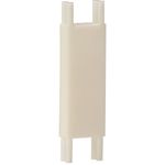 Bivar-462-640 Lighting Accessories LED Mount, Vertical, 0.640in., 3mm or 5mm LED, 2 Lead, Square, Molded Nylon, White