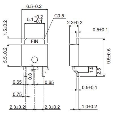 Product dimension image