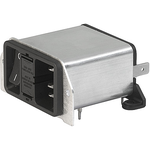 SCHURTER-DD22.2121.1111 Power Entry Modules Power Entry Module Filtered M 3 POS 250VAC 2A Fuse/Switch RA 1 Port