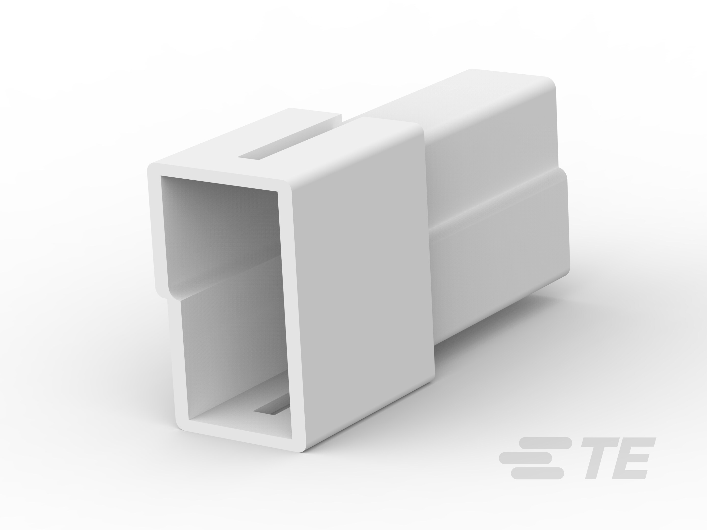 FF 110 2P HOUSING TAB NATURAL PA6.6 V-0-1-626065-2