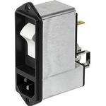 SCHURTER-DF12.0885.9110.1 Power Entry Modules Power Entry Module Filtered M 3 POS 250VAC 15A Switch ST 1 Port