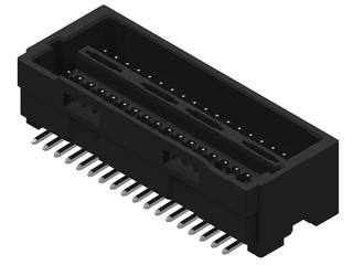 2016450361 - Spot-On Wire-to-Board Header without Nail, 1.50mm Pitch, Dual Row, Vertical, 36 Circuits, with Potting Capability, Matte Tin (Sn) Plating, Black