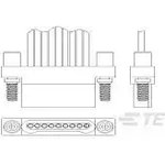 TE Connectivity-SSM025PC2DC012N Connector D-Subminiature Conn Nano-D PIN 25 POS 0.635mm Crimp ST Cable Mount 25 Terminal 1 Port Package