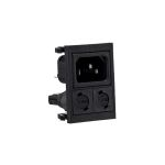 Bulgin Limited-BZV03/Z0000/04 Power Entry Modules Power Entry Module Unfiltered M 3 POS 250VAC 10A Fuse ST 1 Port