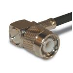 Amphenol RF-122140 Connector RF Conn TNC 0Hz to 11GHz 50Ohm Crimp RA Cable Mount PL Gold