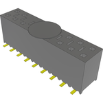 Samtec-SSM-109-S-DV-014-K Connector Headers and PCB Receptacles Conn Socket Strip SKT 18 POS 2.54mm Solder ST Top Entry SMD Tube