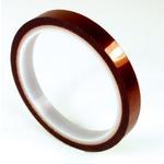 3M-92-AMBER-3/4"X36YD Tapes Tapes Single Side Adhesive Silicone Plastic Amber Polyimide 33m