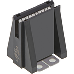 Molex-2132740003 Connector Power PowerPlane BusBar Assembly, Vertical Mount, Dual Hole, Open Side Walls, Siver (Ag) Plated