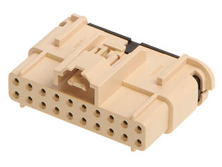 2059260071 - MultiCat Mid-Power Receptacle Housing, 20 Circuits, Key B, Natural, without CPA