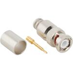 Amphenol RF-112563 Connector RF Conn BNC 0Hz to 4GHz 50Ohm Crimp ST Cable Mount PL Gold Amphenol RF-112563 Connector RF Conn BNC 0Hz to 4GHz 50Ohm Crimp ST Cable Mount PL Gold