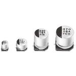 Panasonic-EEE-1EA330SP Capacitor Aluminum Electrolytic Cap Aluminum Lytic 33uF 25V 20% (6.3 X 5.4mm) SMD 0.065A 2000h 85°C  T/R Automotive AEC-Q200