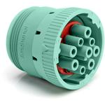 Amphenol-AHD16-9-1939S80 Connector Circular Conn Circular SKT 9 POS Crimp ST Cable Mount 9 Terminal 1 Port