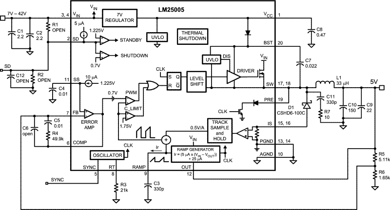 LM25005 LM25005