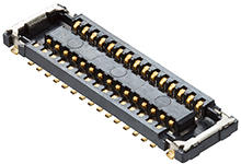 5055501620 - SlimStack Board-to-Board Receptacle, 0.40mm Pitch, B8 Series, 0.80mm Mated Height, 2.50mm Mated Width, 16 Circuits