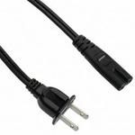 Assmann WSW components, Inc-A-PC2201-030042-2 Cable Assembly AC Power Cable Assembly 3m NEMA 1-15P to C7 2 to 2 POS F-M 18AWG