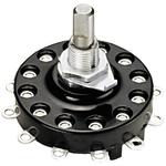 Grayhill-19101-11UL Switch Rotary Switch Rotary SP11T 11 Flatted Shaft Faston 15A 220VAC 120VDC