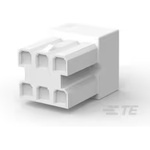 TE Connectivity-770812-1 Connector Discrete Wire Housing Conn Housing RCP 6 POS 7.92mm Crimp ST Cable Mount Natural Package