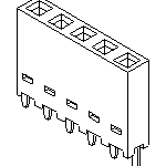 Molex-0901471208 Connector Headers and PCB Receptacles Conn Socket Strip SKT 8 POS 2.54mm Solder ST Top Entry Thru-Hole C-Grid Tube