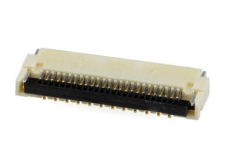 5025982593 - 0.30mm Pitch Easy-On Back Flip FPC Connector, Right-Angle, Surface Mount, Dual Contact Style, 1.15mm Mated Height, 25 Circuits