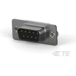 TE Connectivity-5-747905-7 Connector D-Subminiature Conn D-Sub SKT 9 POS 1.38mm Solder Cup ST Cable Mount 9 Terminal 1 Port Tray