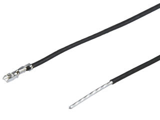 2196731114 - Pre-Crimped Lead Zero-Hachi Female-to-Pigtail, 1.00µm Tin (Sn) Plating, 300.00mm Length, 30 AWG, Black