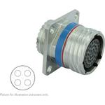 SOURIAU-D38999/20FF18BA Connector Circular Conn Circular SKT 18 POS Crimp ST Flange Mount 18 Terminal 1 Port