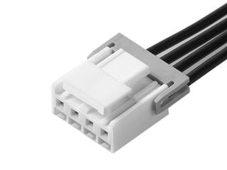 151370502 - Mini-Lock-to-Mini-Lock Off-the-Shelf (OTS) Cable Assembly, 2.50mm Pitch,  Female-Female, Single Row, 150.00mm Length, 5 Circuits, Natural