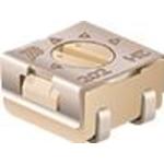 Bourns-3314G-1-204E  Res Cermet Trimmer 200K Ohm 20% 0.25W(1/4W) 1(Elec)/1(Mech)Turns 2.45mm (5 X 6.2 X 2.55mm) Gull Wing SMD Automotive AEC-Q200 T/R